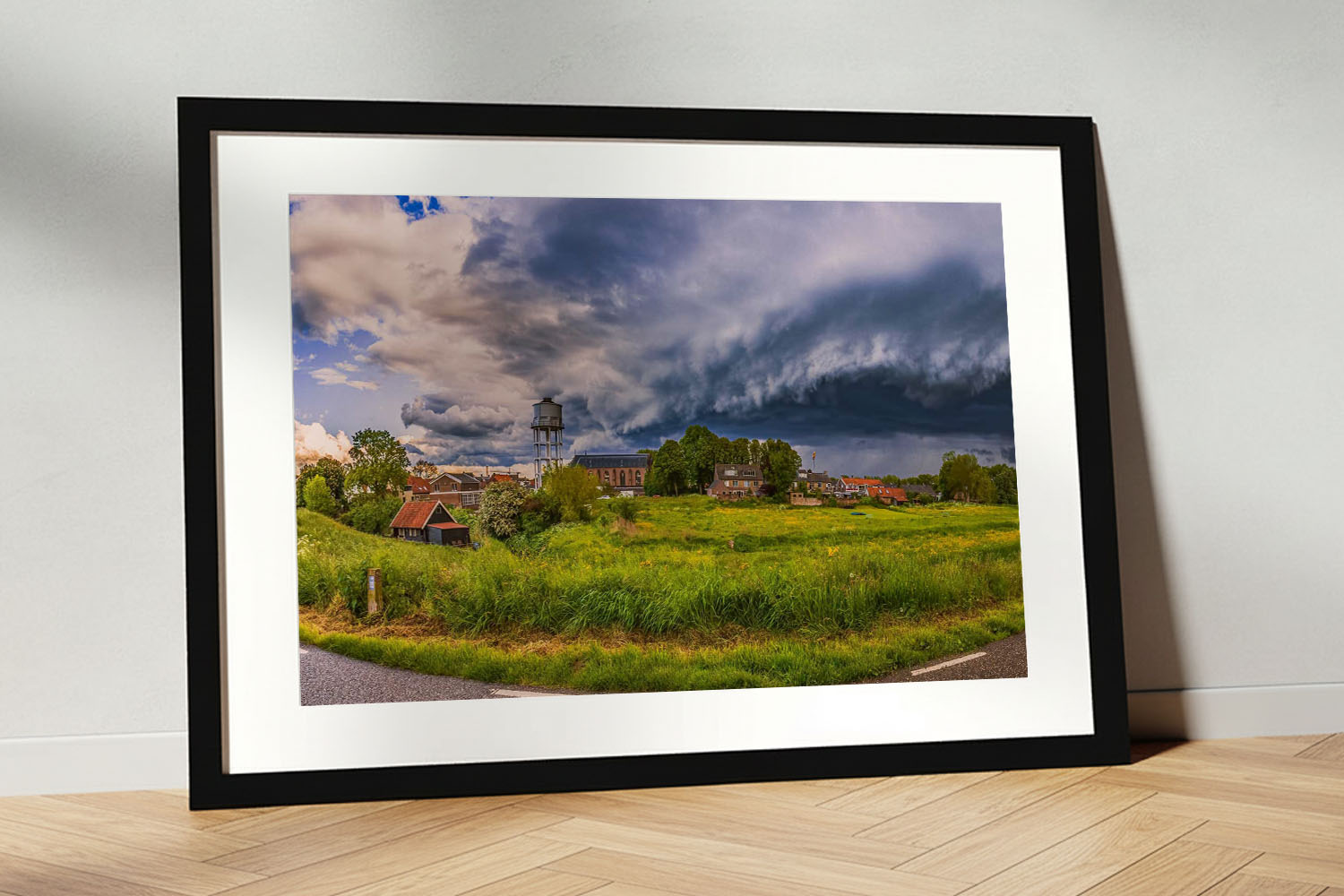 Shelfcloud boven Vianen